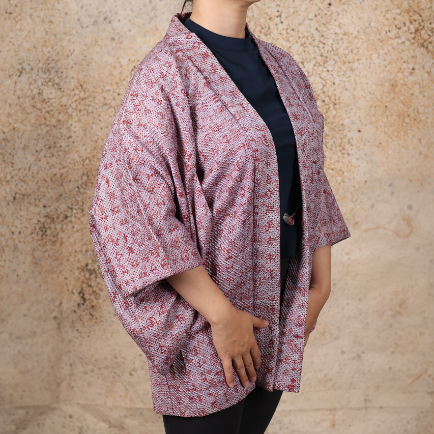 Vintage Japanese Kimoo Stencil Paper Katagami Flower (23M-007)